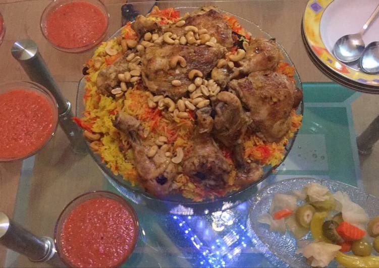 مندي الدجاج السوري 😋😋