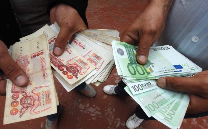 Marché parallèle : l’Euro en baisse face au Dinar algérien