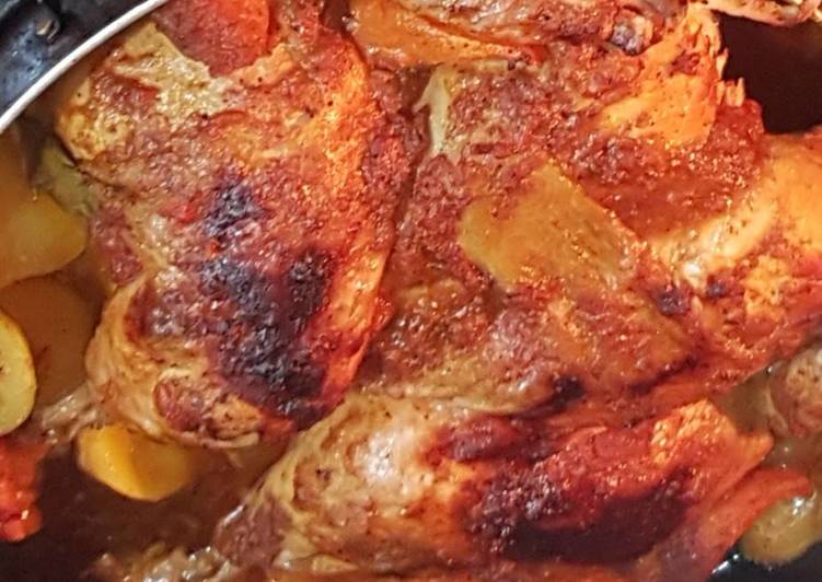 دجاج بالفرن على طريقتي