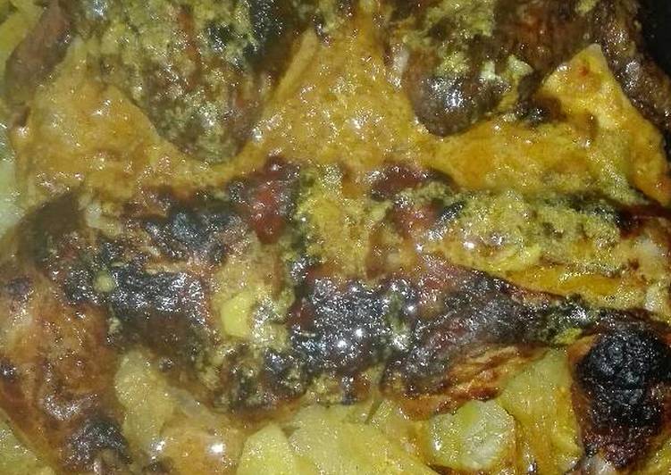 دجاجه بالليمون والزبادي