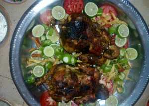 دجاج محشي ارز