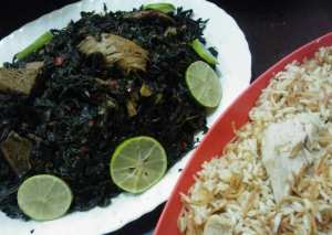 ملوخيّة ورز بالدّجاج