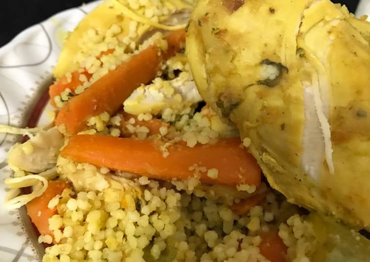 كسكس مغربي بالدجاج