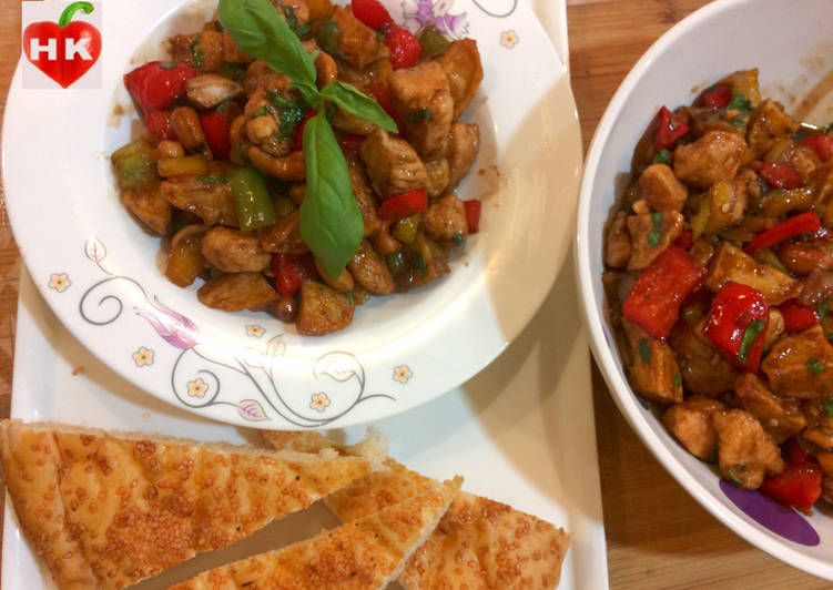 دجاج بصلصة الصويا والعسل