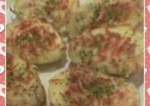 قوارب البطاطا بالدجاج