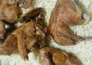 رز مبخر بالدجاج