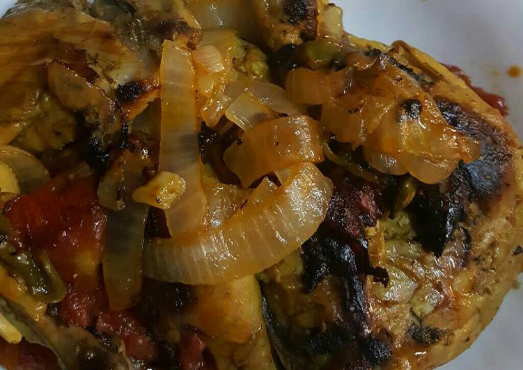 ارجل الدجاج ب الكاري والرز ب البرتقال😋