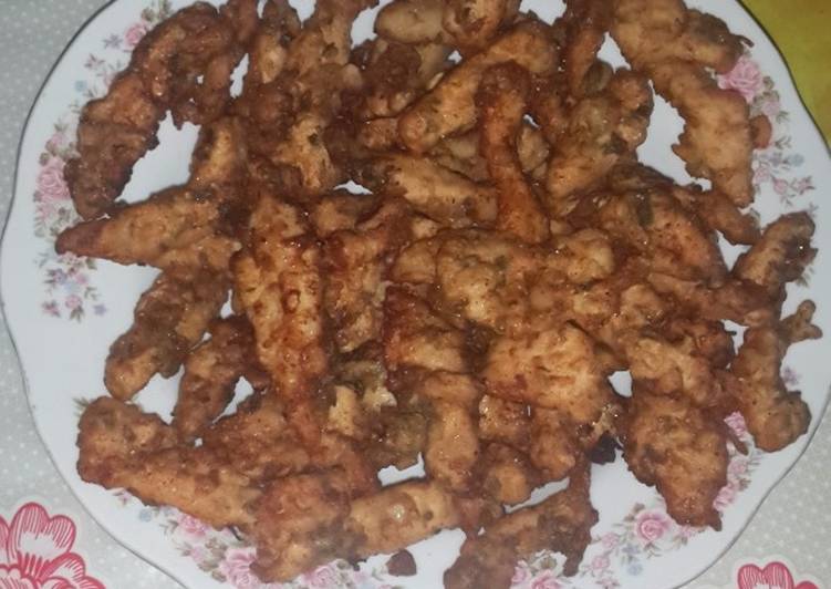 فاهيتا الدجاج المقرمشه