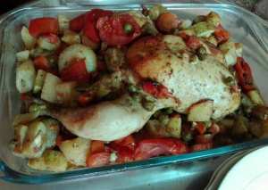 دجاج مشوي بكيس الشوي