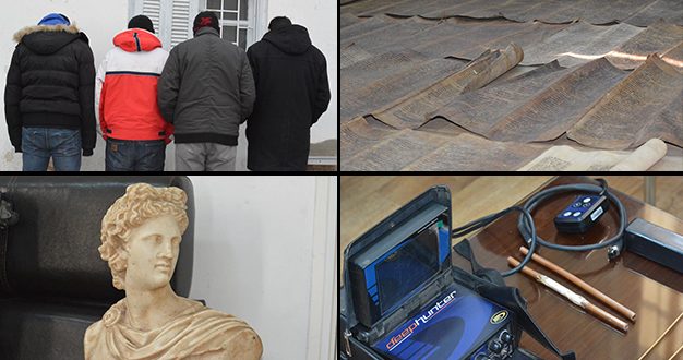 ALGER : Arrestation de 39 individus et saisie de 747 pièces archéologiques