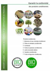 BIOCERT ALGERIA vous invite a certifier vos produits