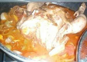 دجاج مشوي بالفرن