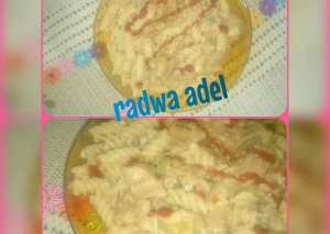 مكرونة رولات بقطع الفراخ🍝