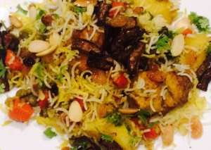 برياني بالدجاج والخضراوات