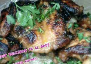 فراخ مشوية بعصير البرتقال