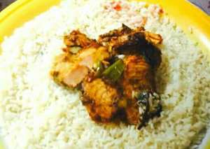 ارز مع صدور دجاج الحاره :-)