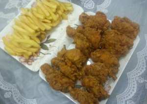 دجاج كنتاكي مقرمش