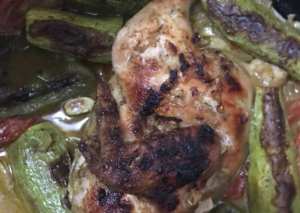 صينية الدجاج بالخضار