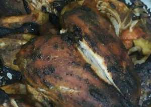 دجاج مشوي بالصويا صوص