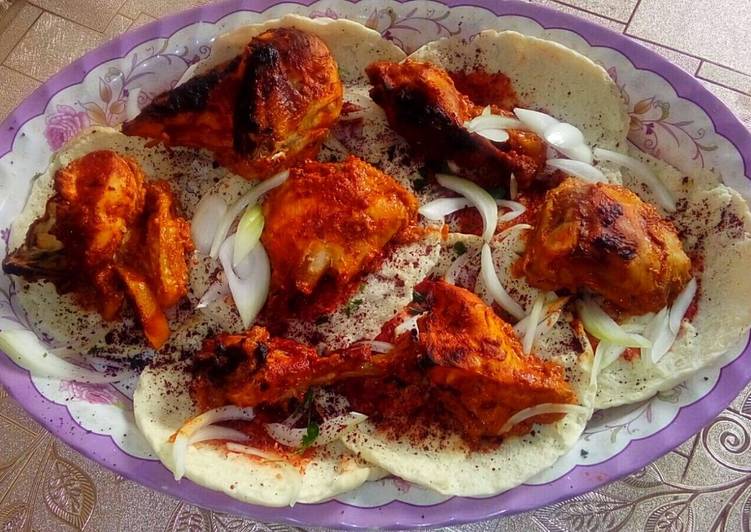 دجاج مشوي بطريقه التركيه