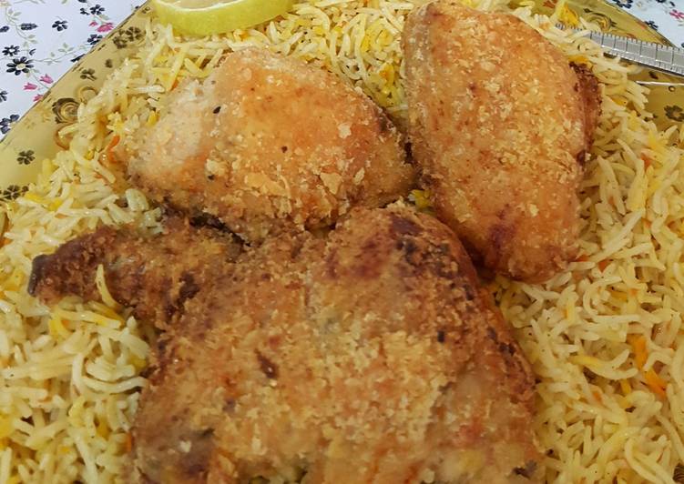 مندي دجاج بالفحم