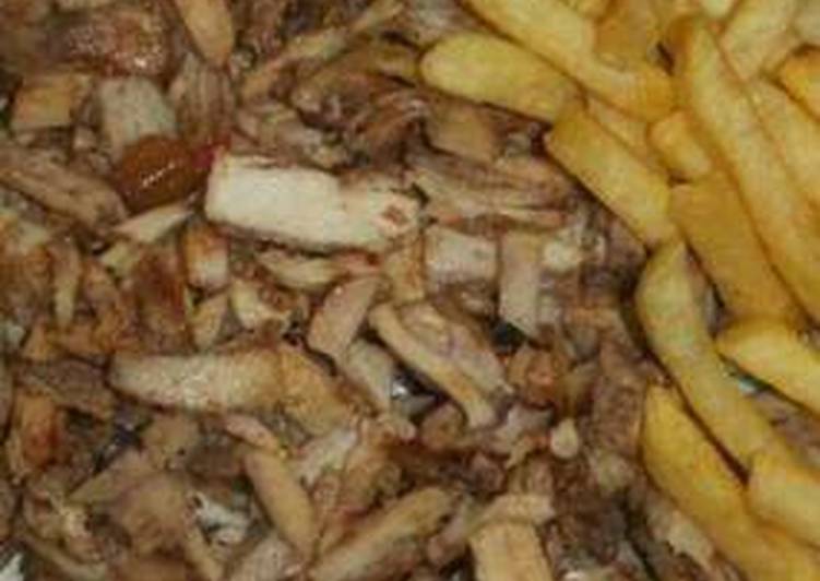 شاورما دجاج بالبطاطا 🍟سريعة ولذيذة😋🌯🌯