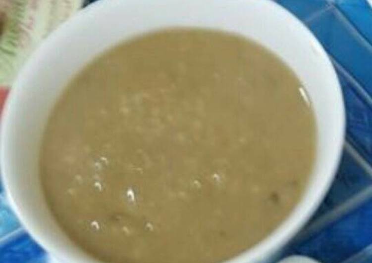 شوربة الدجاج والشوفان