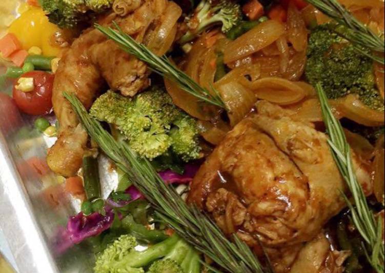 دجاج بالفرن