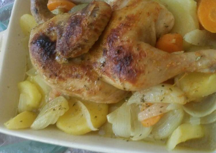 صينيه الدجاج و البطاطا