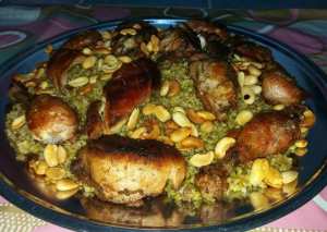 فريكة مدخنة بالدجاج