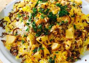 برياني دجاج بطريقتي