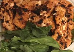 صدور الدجاج المشوية