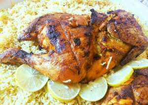 دجاج مشوي على الفرن بأيد بنتي ولا أروع😙😙😙😙✌