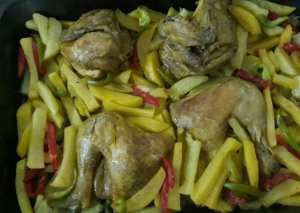 دجاج بالفرن بسهولة وسرعة