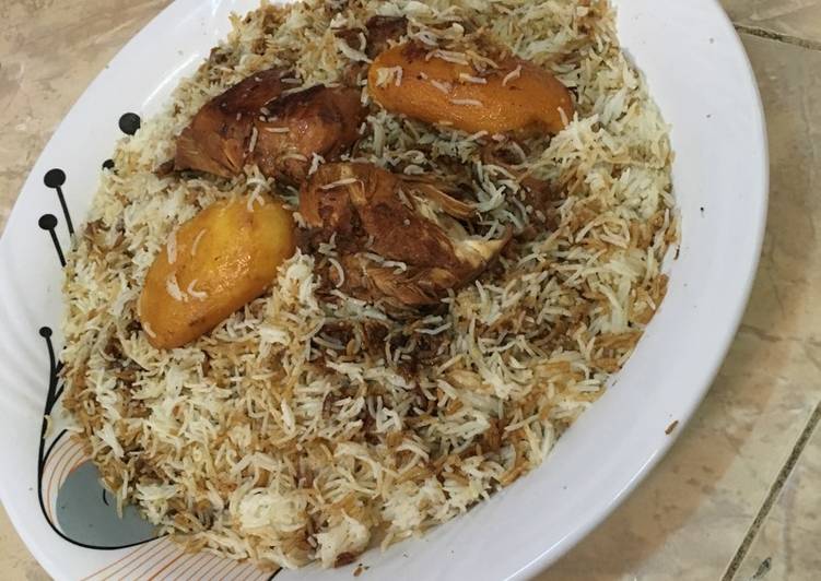 كبسة بالدجاج 😋
