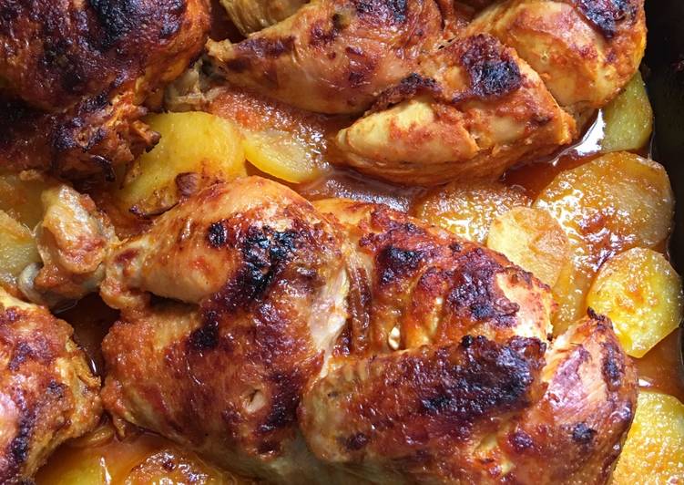 صينية الدجاج بالبطاطس