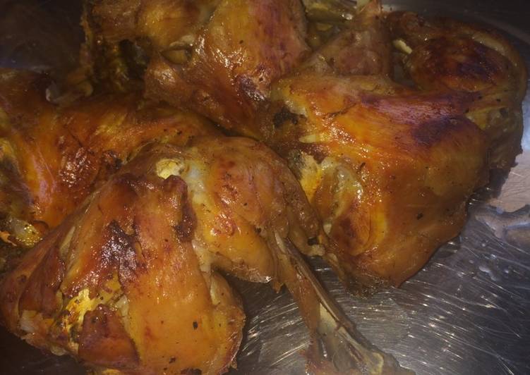 دجاج محمر بالزيت