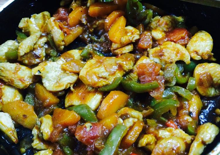 🍗دجاج سبايسي بالخضار