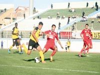 Ligue 1 professionnelle (8e journée) - USMH 0 ' USMA 0                                    À chacun sa mi-temps