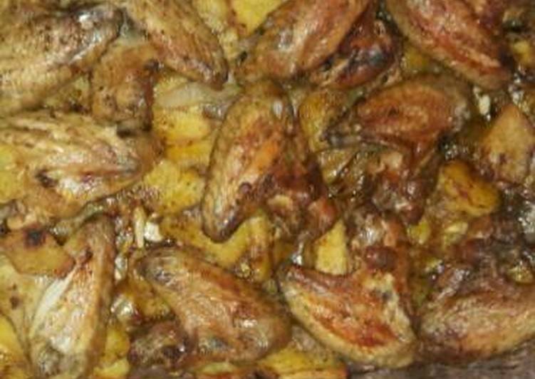 صينية بطاطا بالدجاج