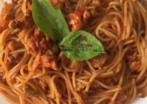 مكرونه بمفروم الدجاج