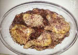 صينية دجاج بالبصل