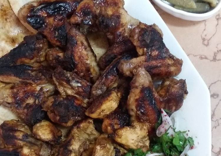 جوانح الدجاج المشوية