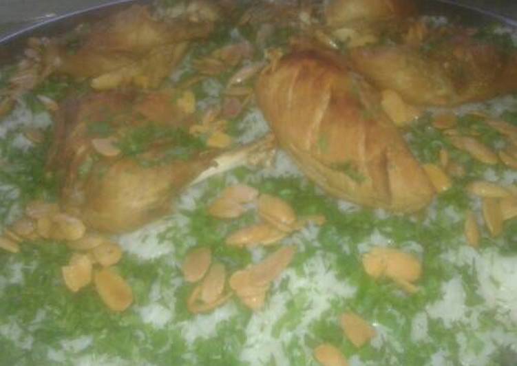 المنسف بالدجاج