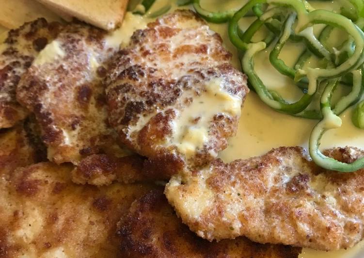 صدور دجاج بكريمة الذره