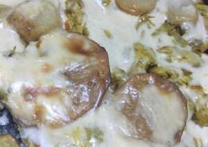 صينيه البطاطس بالدجاج