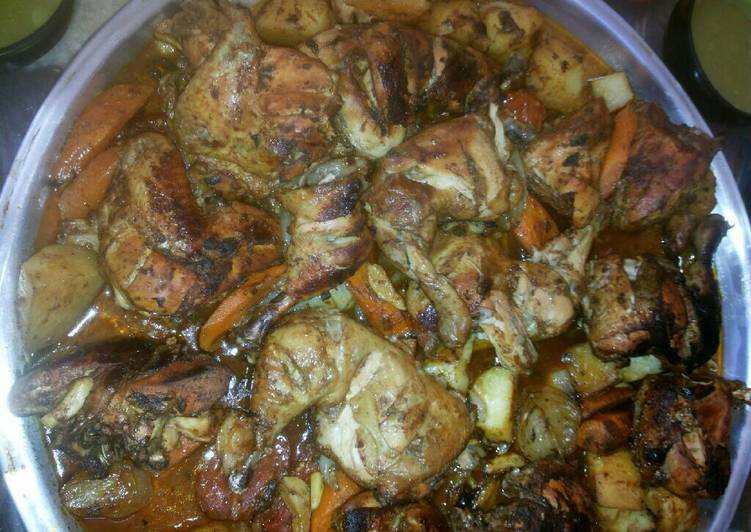 دجاج باكياس الشوي