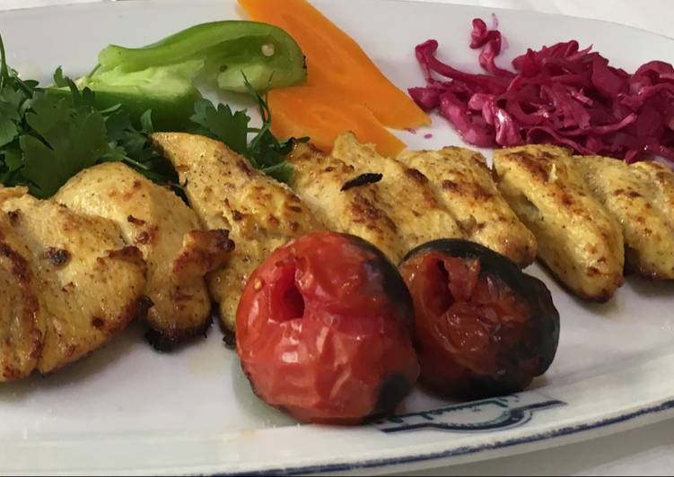 تكة دجاج بالزعفران لذيذة وسهلة😋😋😋😍