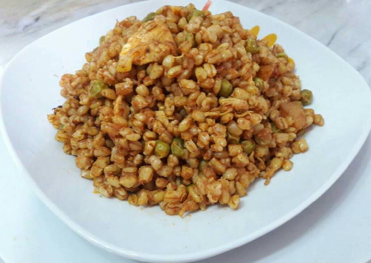 حنطيه بالدجاج