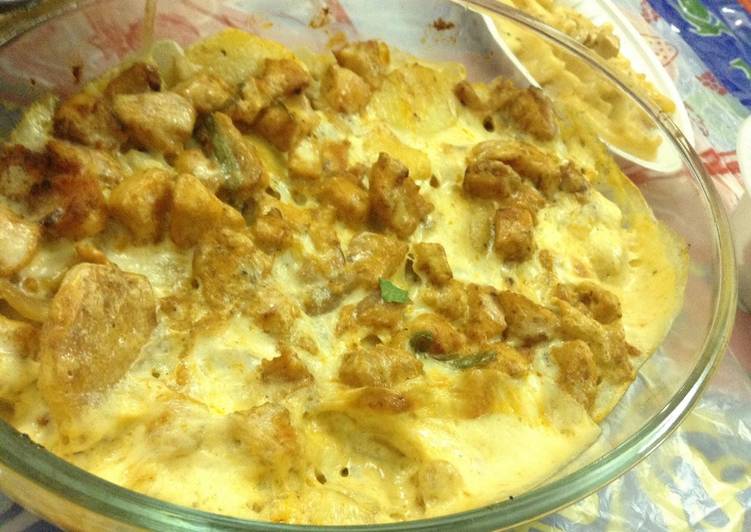 صينية الدجاج والبطاط (دوجي)